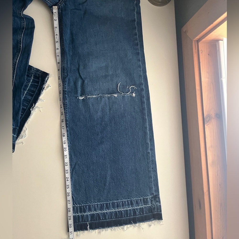 NWT Hudson Freya Mid-Rise Wide Leg Distressed Skater Jeans Sz 30 - Picture 16 of 16